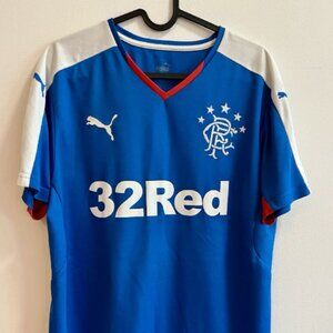 Rangers FC 2015-2016 Home Soccer Jersey Puma Size Medium
